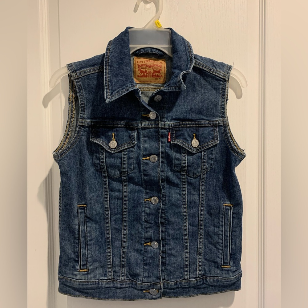 Levi Strauss & Co Womens Small DENIM Vest